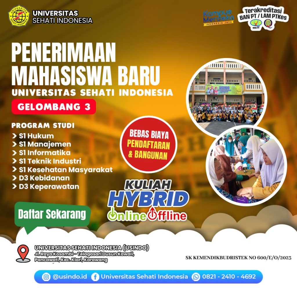 Penerimaan mahasiswa baru gelombang 3